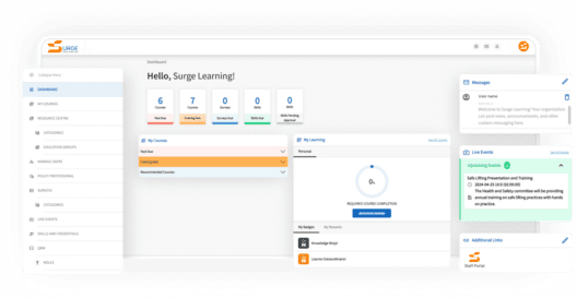 Surge Learning: Online Education for Healthcare Organizations Made Easy